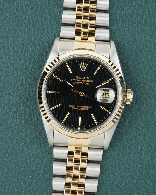 Rolex Datejust 16233 "Black Tapestry"