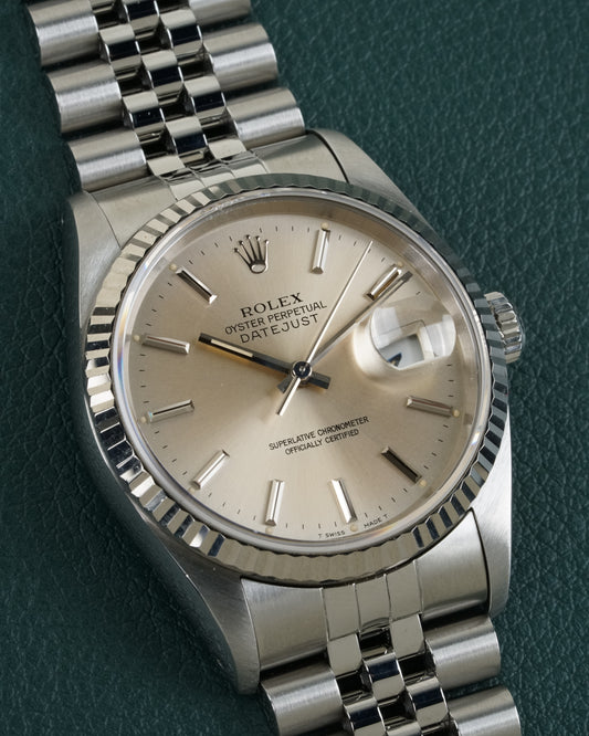 Rolex Datejust 16234 "Silver Dial" Watch only