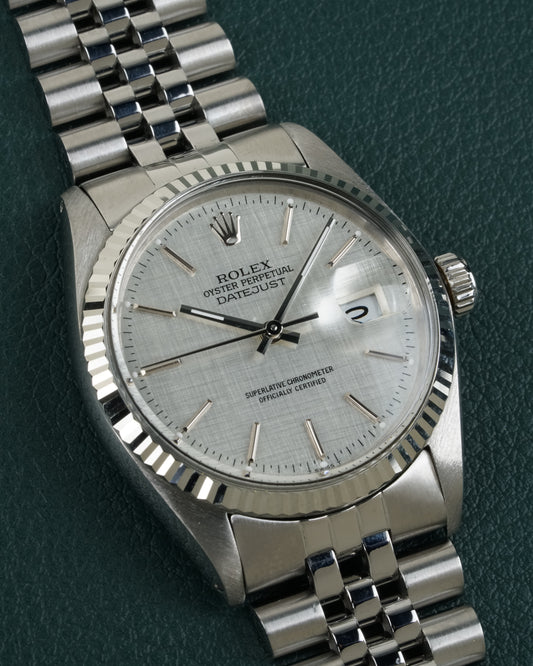 Rolex Datejust 16014 "Silver linen"