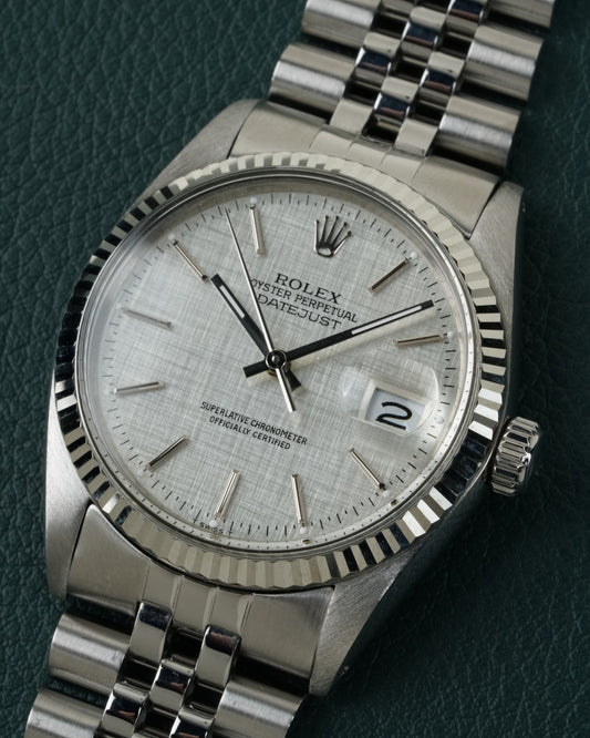 Rolex Datejust 16014 "Silver linen"