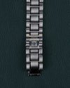 Omega Speedmaster Day-Date 3520.50 - close-up van de vouwsluiting met het Omega logo